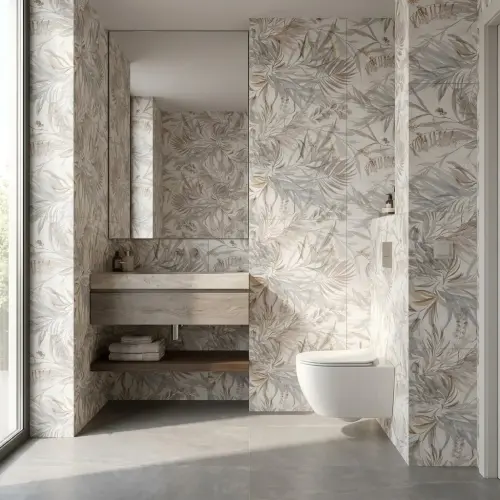 AB HALIMA FLEUR BLANC 60x120 Zidna mat RT