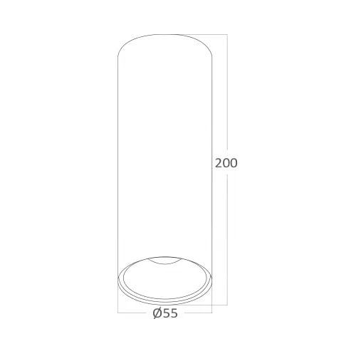 Braytron GU10 Nadgradni Spot Okrugli Beli BH04-00560