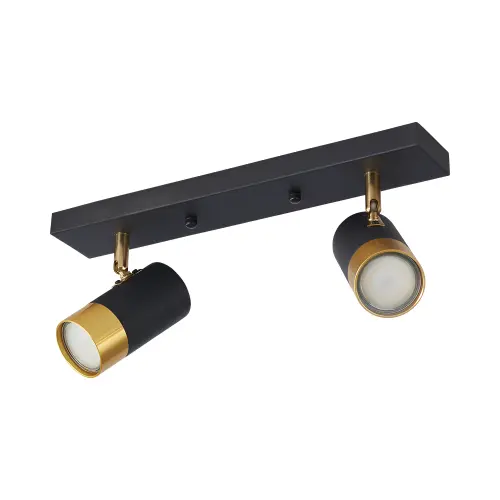 Braytron Plafonjera 2-Glava GU10 Zlatni/Crni BV04-00022
