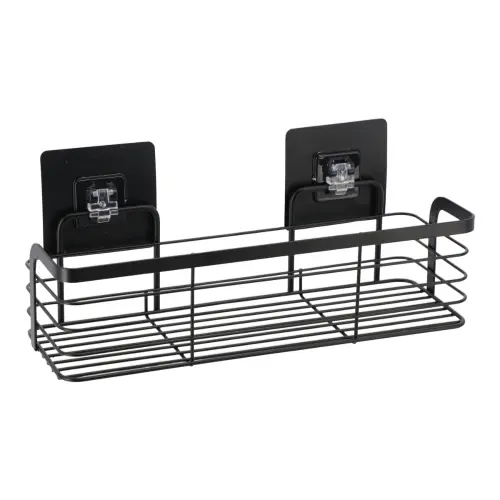Tendance Zidna žičana Polica samolepljiva 3M 292 X 11 X 122 METAL Crna 91017108