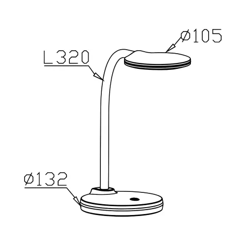 Braytron LED Stona Lampa 4.5W Plava 5000K BK01-00516