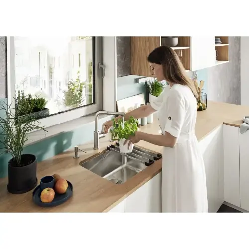 Blanco LANORA-S-F inox massive 526180