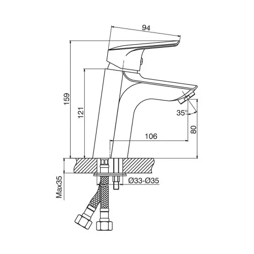 Minotti Prima za lavabo 4112