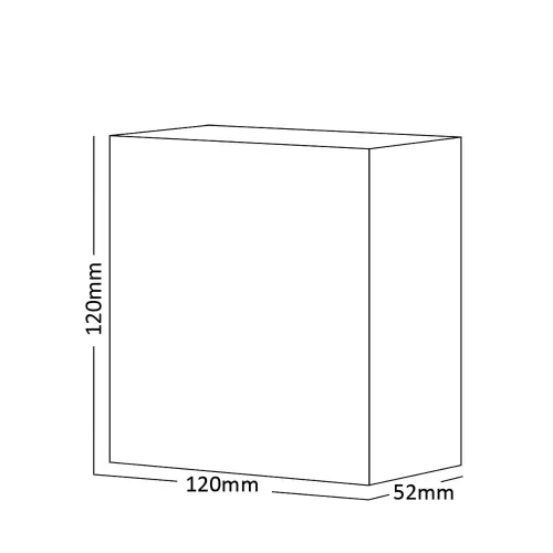 Braytron LED Zidna Svetiljka Double 2X3W Beli IP65 BG38-00010