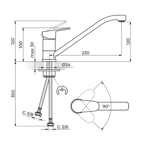 Rosan Smart Baterija za sudoperu JA381001