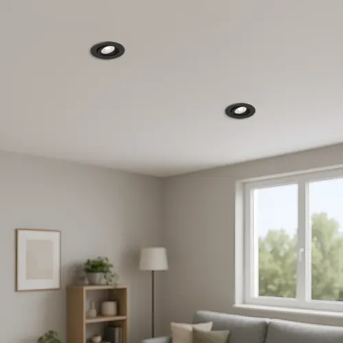 Braytron LED Spot Svetiljka Okrugla 5W Crna CCT BD02-00581