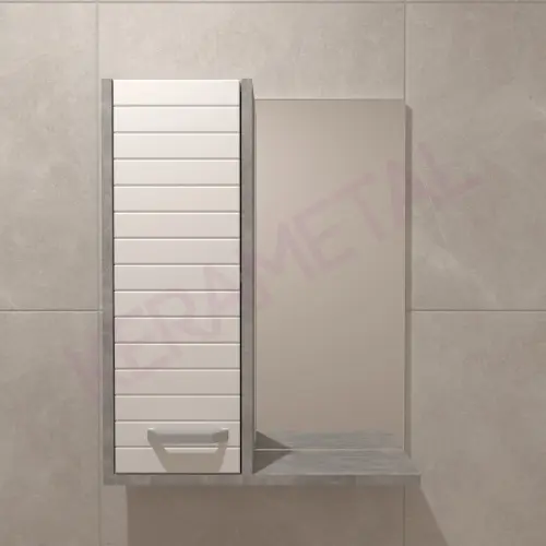 KVADRO BETON KN-55 ormarić sa ogledalom