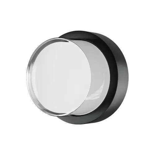 Braytron LED Zidna Svetiljka Okrugla 15W Crni 4000K IP65 BG38-01211