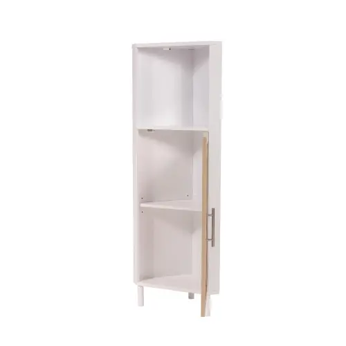 Tendance kupatilski ormarić sa vratima i 1 policom STOCKHOLM 30X30X118CM MDF BAMBUS Bela