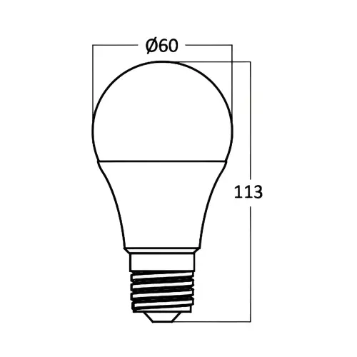 Braytron Smart LED Sijalica A60 9W E27 RGBW BA13-00929