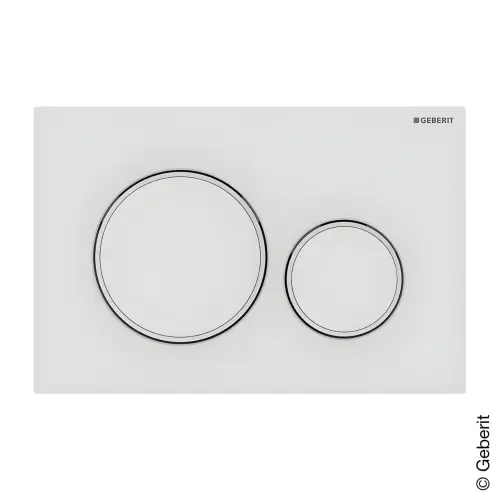 Geberit tipka Sigma 20 Bela/mat/lakirana 115.882.01.1