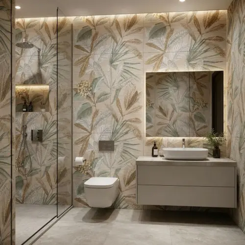 Marazzi Travertino Navona Pannello Botanico 120x120 cm M9P7