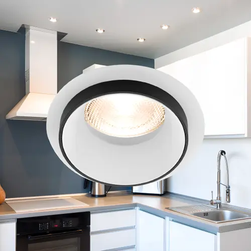 Braytron GU10 Ugradna Rozetna Okrugla Bela/Crna BH03-06043