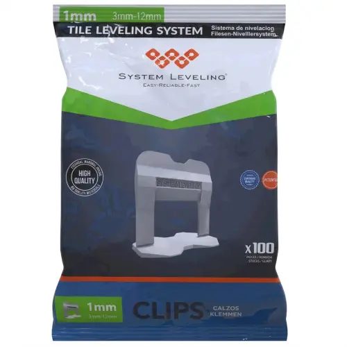 System Leveling Spone 1mm - 100kom