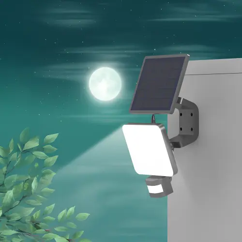 Braytron Solarna Zidna Svetiljka 15W Crni CCT IP54 BG36-00281