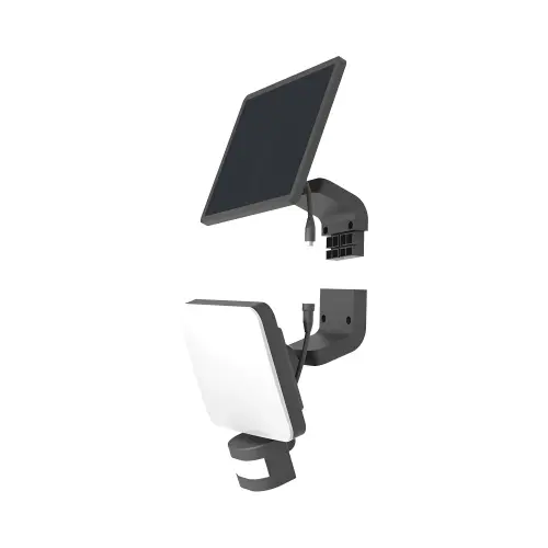 Braytron Solarna Zidna Svetiljka 15W Crni CCT IP54 BG36-00281