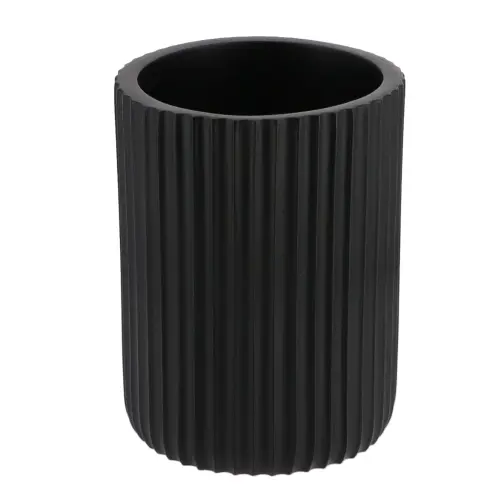Tendance Čaša za ČETKICE 7X95CM POLIRESIN Crna 61103103