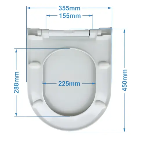 VIVA BRILLA Slim WC daska