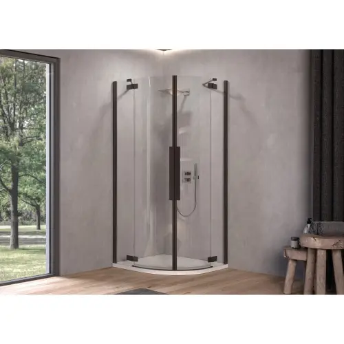 Kolpa Polaris Tuš kabina R90 B/1 Black 515390