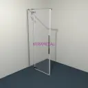 Kolpa Polaris Tuš vrata D 100-Leva SBR/1 Silver brill 515450