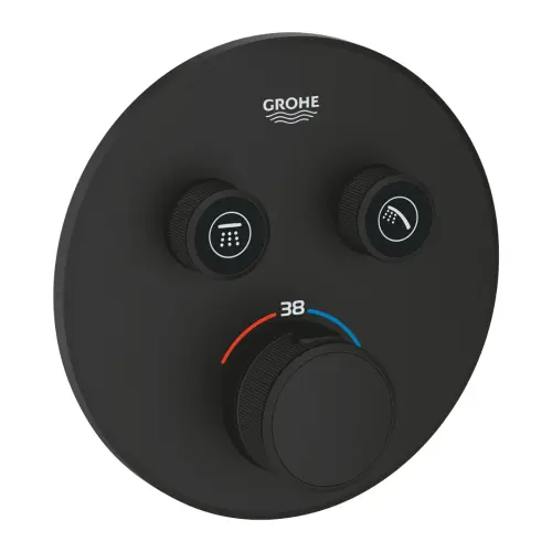 Grohtherm Smartcontrol Termostatski mešač sa dve funkcije Phantom Black 29507KF0