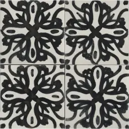 Marazzi Memoria Decor Tappeto 4 Nero Lux 15x15cm MANS