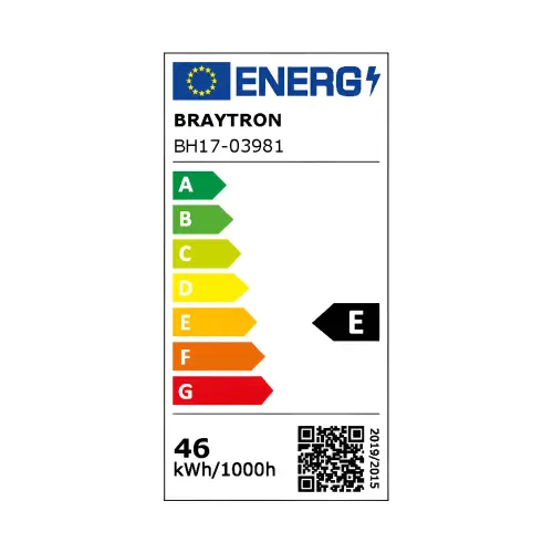 Braytron LED Visilica Kvadratna 46W Crni CCT IP20 BH17-03981