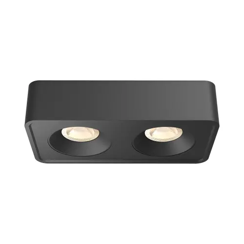 Braytron Nadgradni Spot Kvadratni Dvostruki 20W Crni/Crni CCT BH04-00061