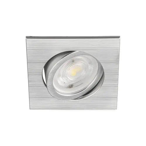 Braytron LED Spot Svetiljka Kvadratna 7W Srebrna CCT BD02-10783
