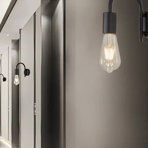 Braytron Zidna Svetiljka E27 Crni BV04-00034