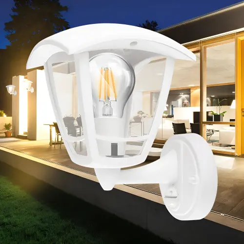 Braytron E27 Zidna Svetiljka Beli IP44 BG44-20300