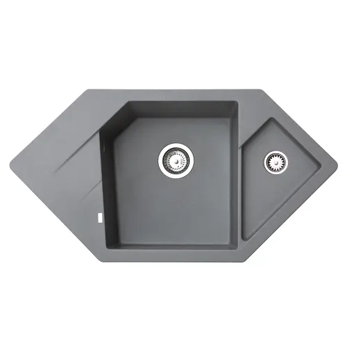 Metalac Granit DIAMOND fi90 Grafit 960x510 sa sifonom