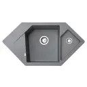 Metalac Granit DIAMOND fi90 Grafit 960x510 sa sifonom