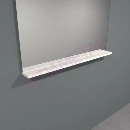 Kolpa Polica za pravougaono Ogledalo 120cm White 546470