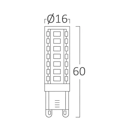Braytron LED Kapsula G9 6.5W 6500K 220V BA29-00693