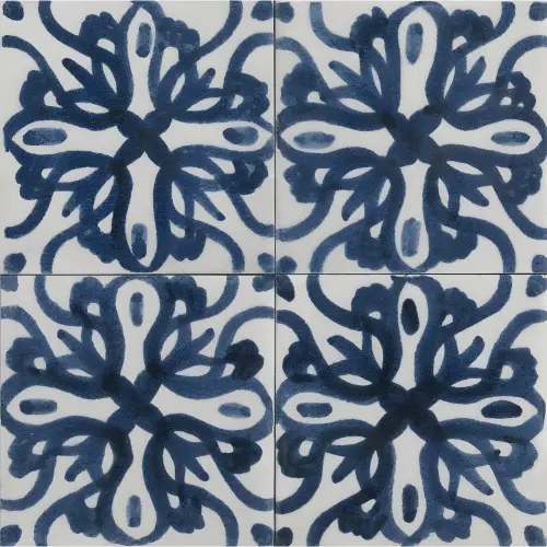Marazzi Memoria Decor Tappeto 4 Blu Lux 15x15cm MANK