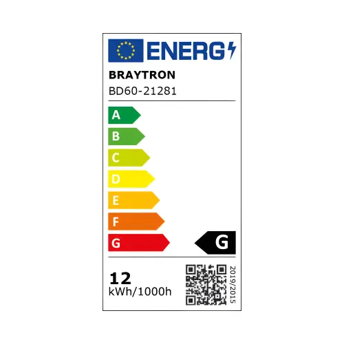 Braytron Magnetna Linearna Svetiljka 12W Crni CCT 48VDC BD60-21281
