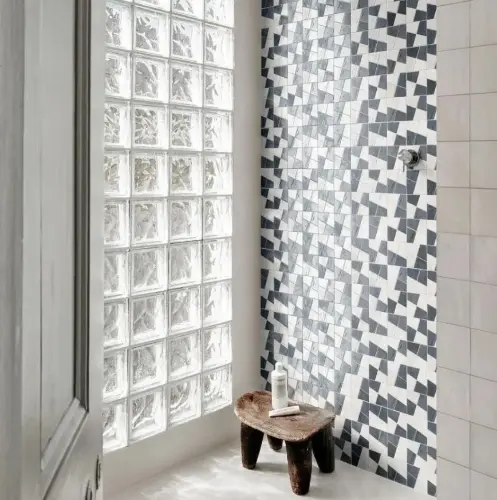 Marazzi Crogiolo Zellige 30X30 Gesso + China Mosaico Lux M8WG
