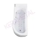 Zomar masažna kada Glorija 170x71,5cm desna (hidro aero)