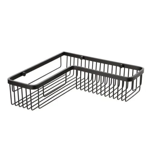 Tatay Kupatilska Ugaona polica 30X85X85CM ALUMINIJUM Crna 