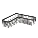 Tatay Kupatilska Ugaona polica 30X85X85CM ALUMINIJUM Crna 