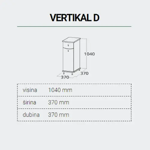Pino Art ormarić Vertikal D
