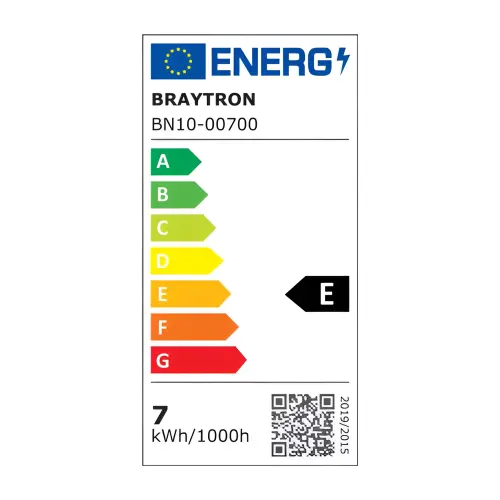 Braytron LED Linijska Svetiljka Kvadratna 7W Bela 3000K BN10-00700
