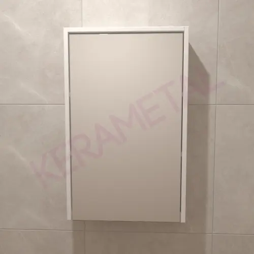 SNOW White KN-50 GORNJI ormarić sa ogledalom