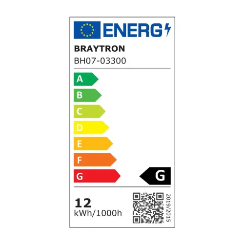 Braytron LED Stepenišna Svetiljka 12W Beli 3000K BH07-03300