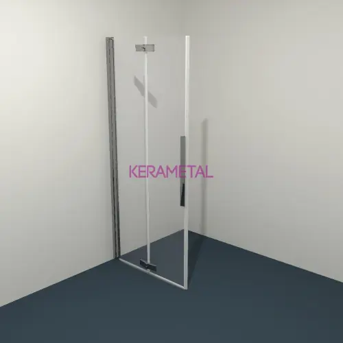 Kolpa Polaris Tuš vrata D90- Leva SBR/1 Fold Silver brill 516170