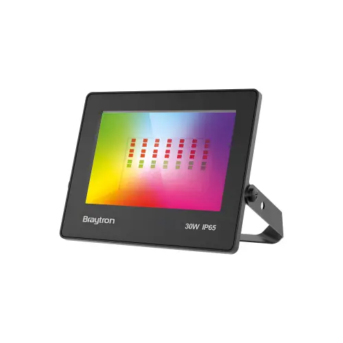 Braytron LED Reflektor 30W Crni RGB IP65 BT66-03091