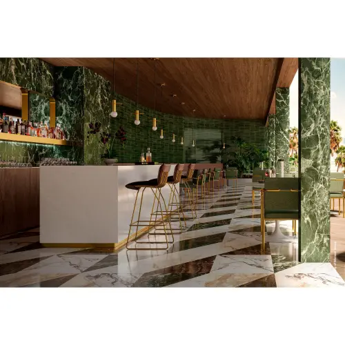 Marazzi Grande Marble Look 162x324 12mm Calacatta Vena Vecchia lux bookmatch "A" M90S