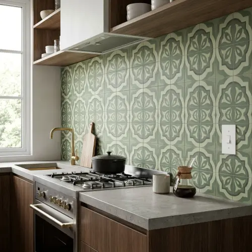 Marazzi D Segni Blend Tappeto 3 Verde 20x20cm M60H