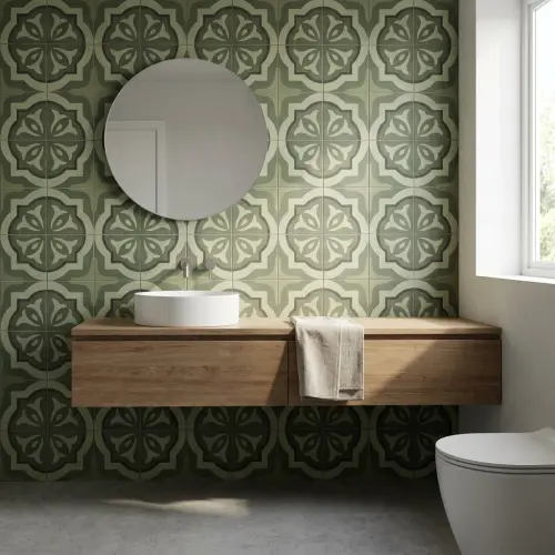 Marazzi D Segni Blend Tappeto 3 Verde 20x20cm M60H